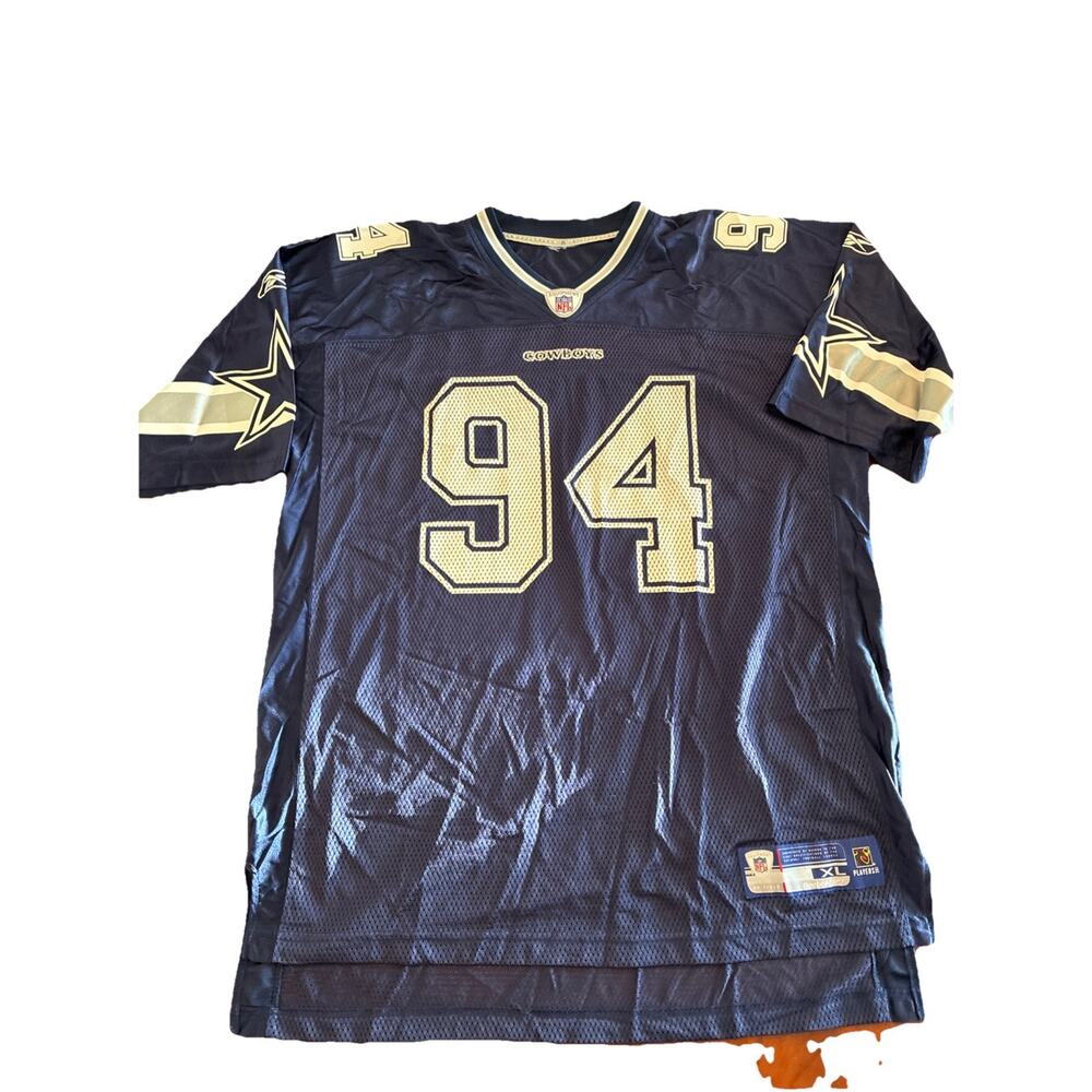 Reebok NFL Dallas Cowboys Demarcus Ware #94 Men’s XL Home Blue Football Vintage